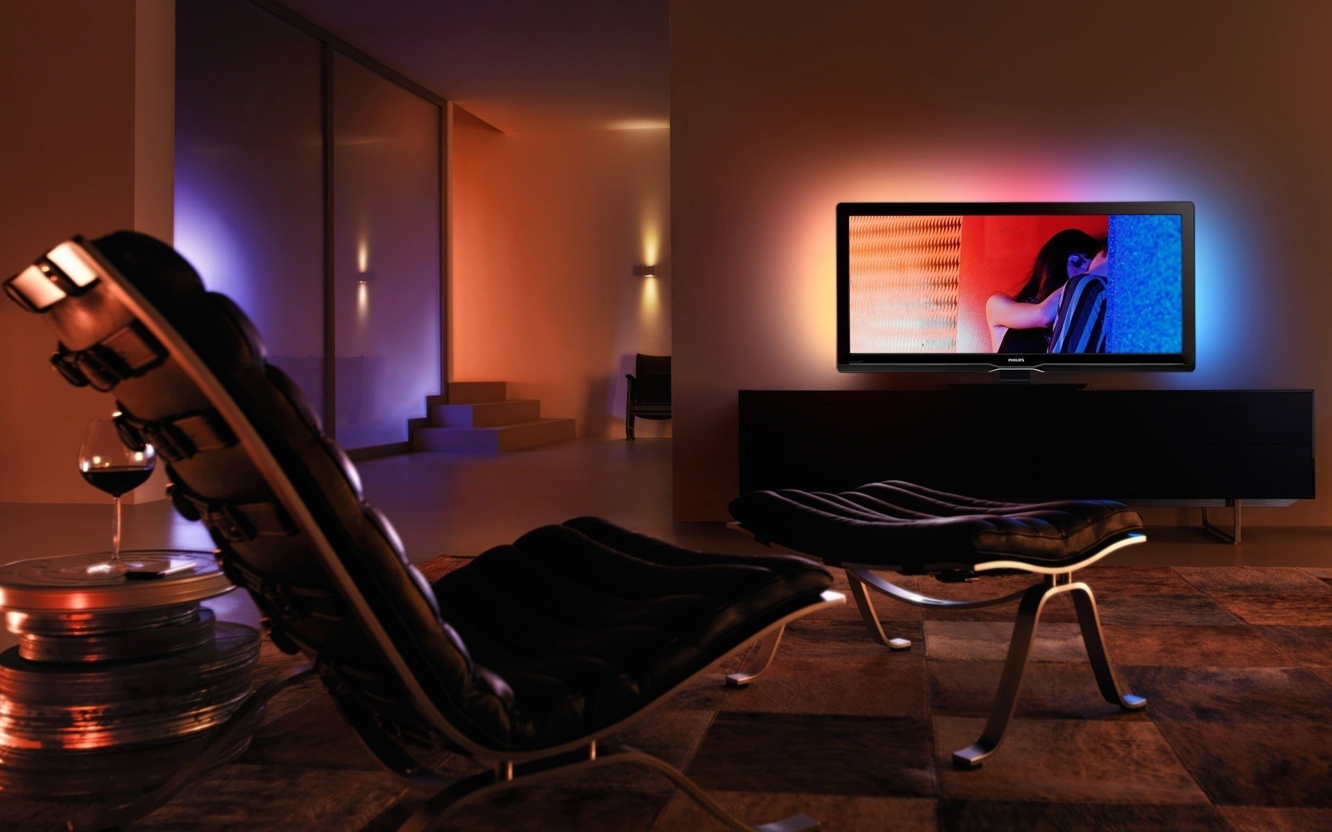 decoração de casa quarto móveis cadeira assento interior mesa sofá lâmpada