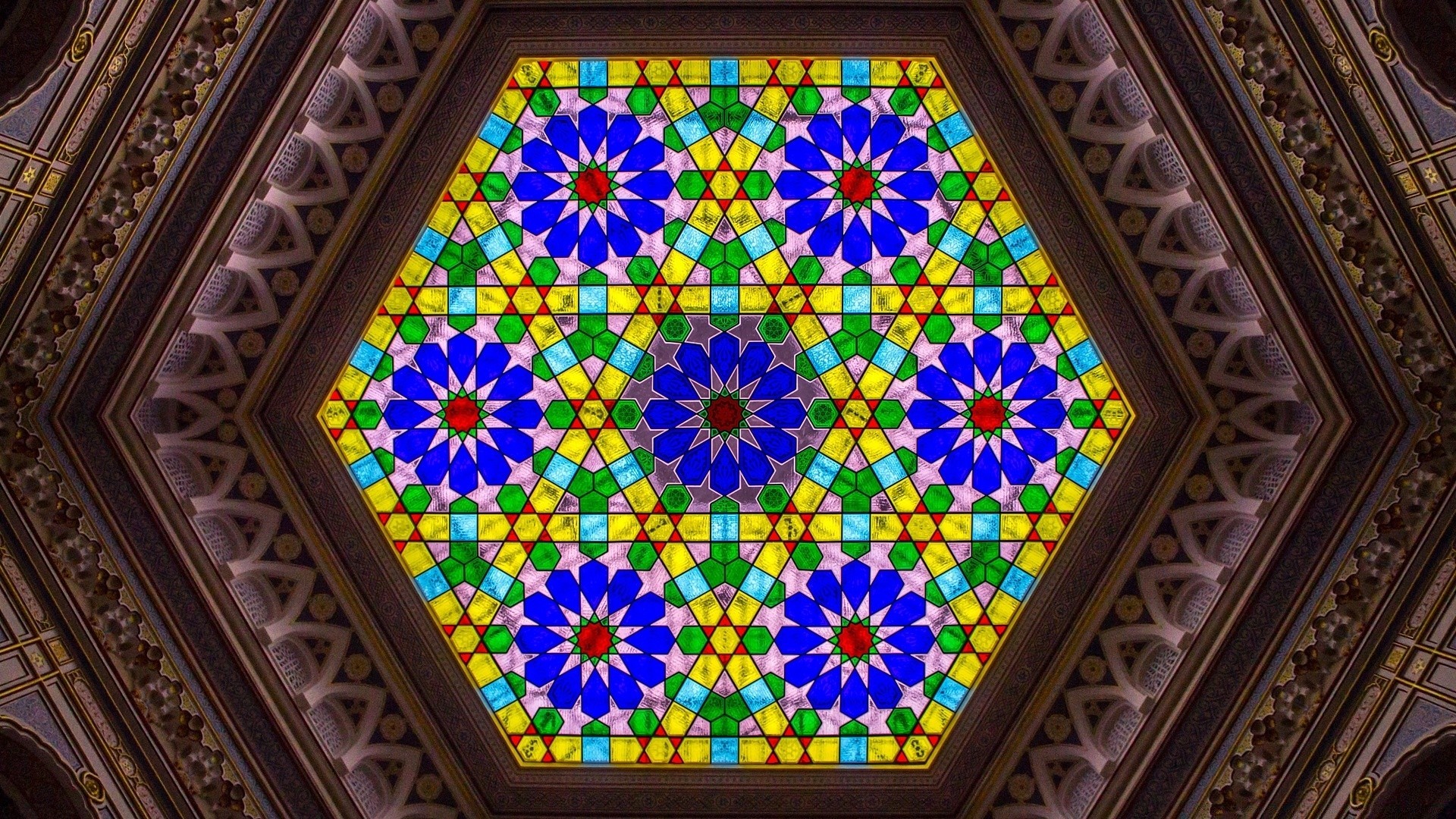 house and comfort art religion decoration mosaic church ceiling pattern interior stained glass architecture ornate religious style design cathedral glass geometric
