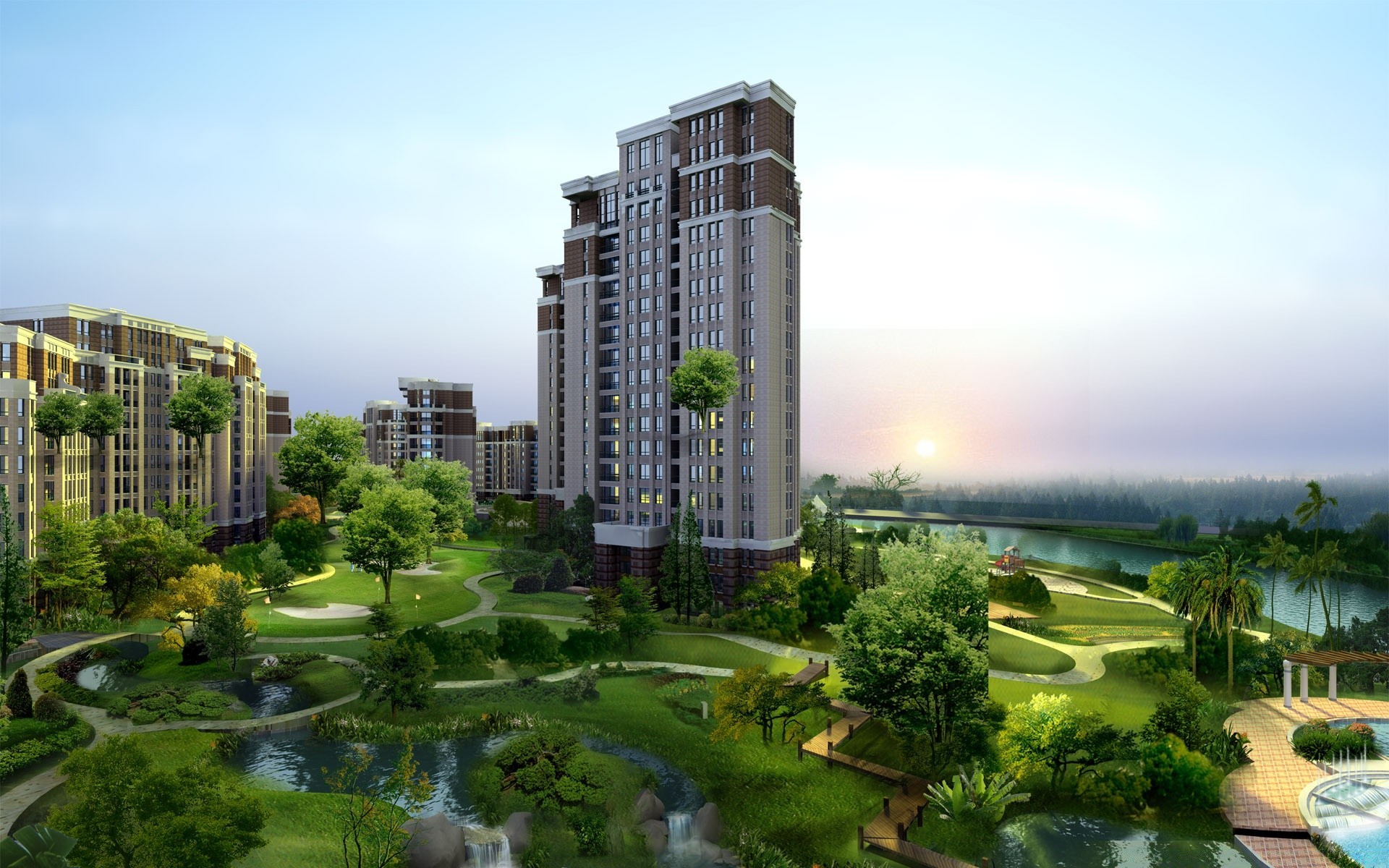 house and comfort architecture travel outdoors city sky building tree water summer house modern daylight urban hotel nature