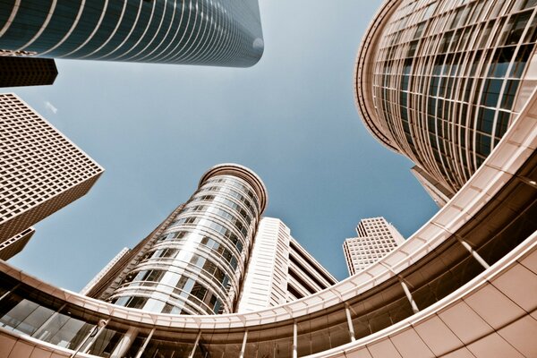 Style moderne d une grande ville