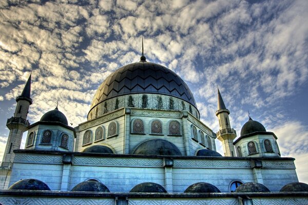 Beautiful building with domes