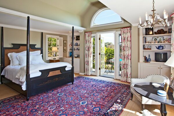 The bedroom of the living room