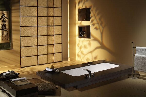 Beautiful interior of a modern hotel room