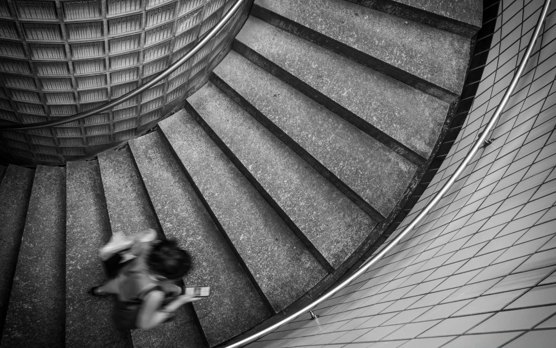 black and white step monochrome architecture shadow wall indoors vintage