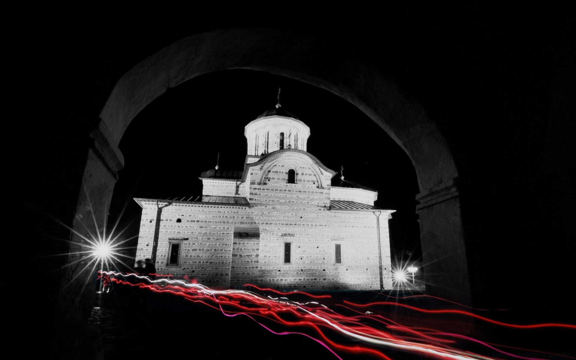 siyah-beyaz mimari seyahat ışık ev şehir karanlık kilise sokak