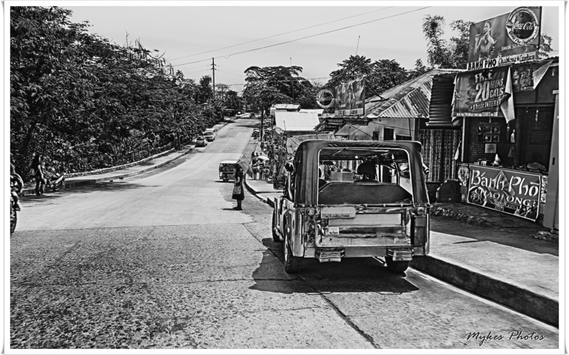 black and white vehicle transportation system street monochrome group road car