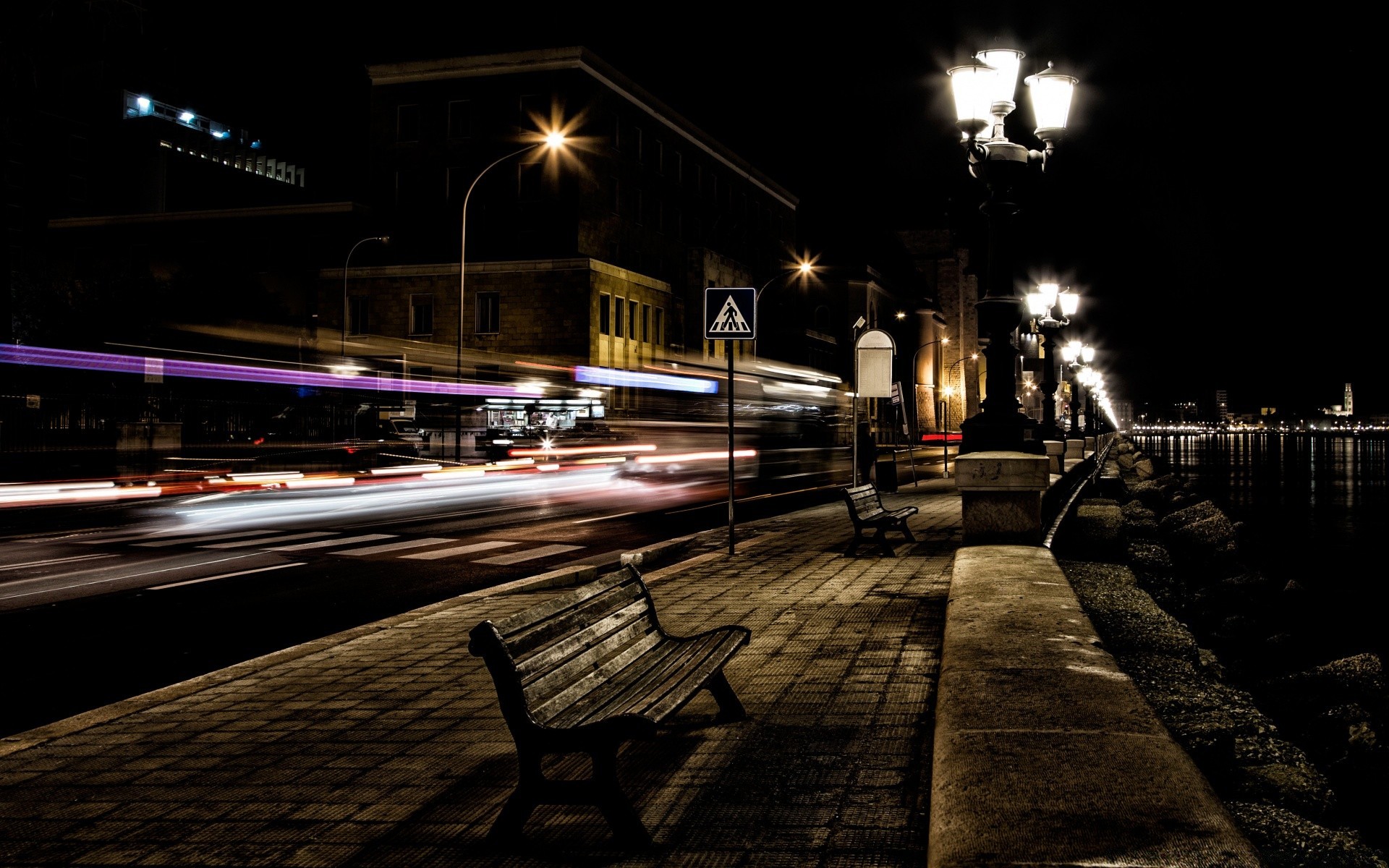 other city street light car city road dark blur evening travel bridge dusk urban illuminated transportation system photograph traffic