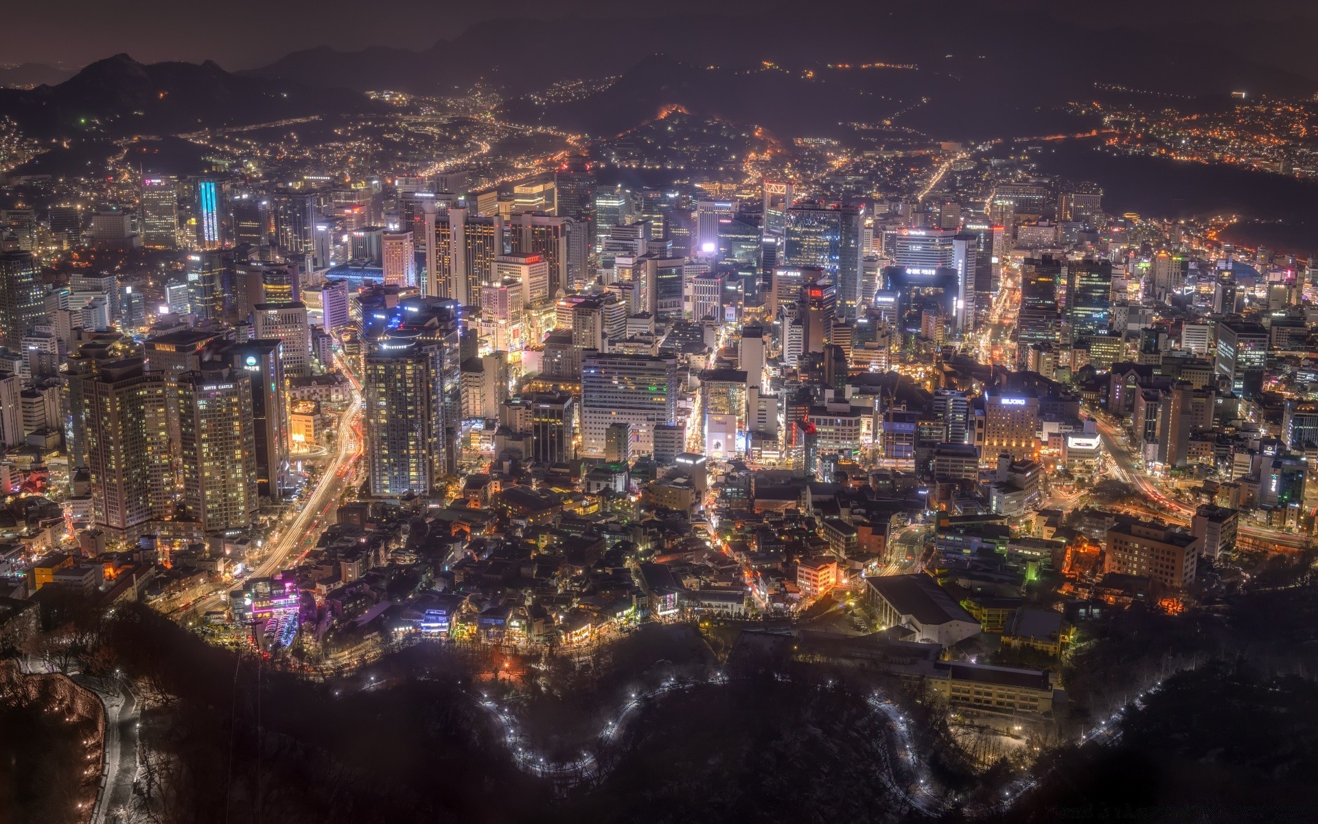 other city city cityscape architecture urban building travel dusk light skyscraper evening skyline downtown aerial illuminated business