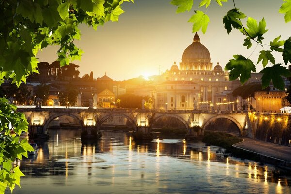 Traveling to other cities in the reflection of water