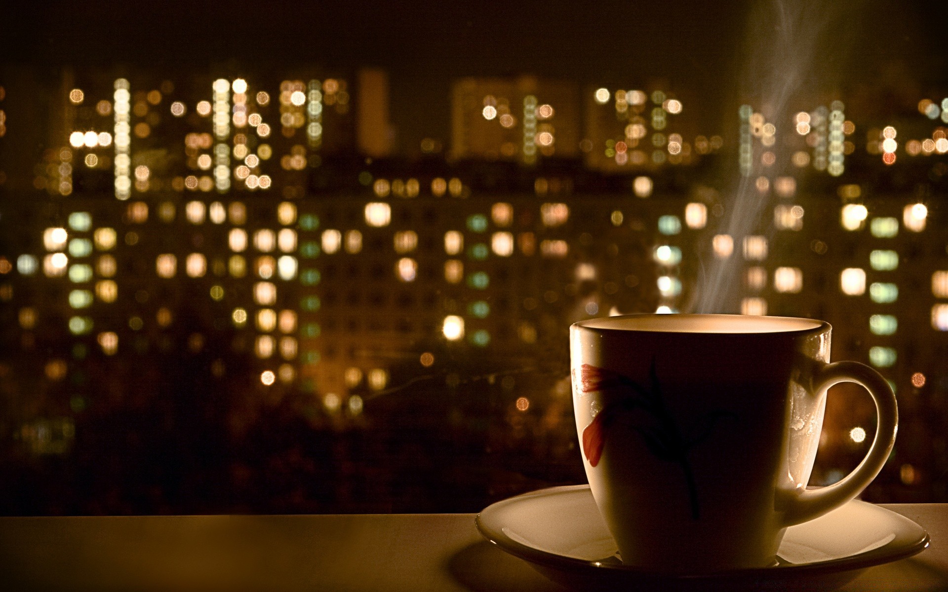 other city coffee dark drink dawn light cup