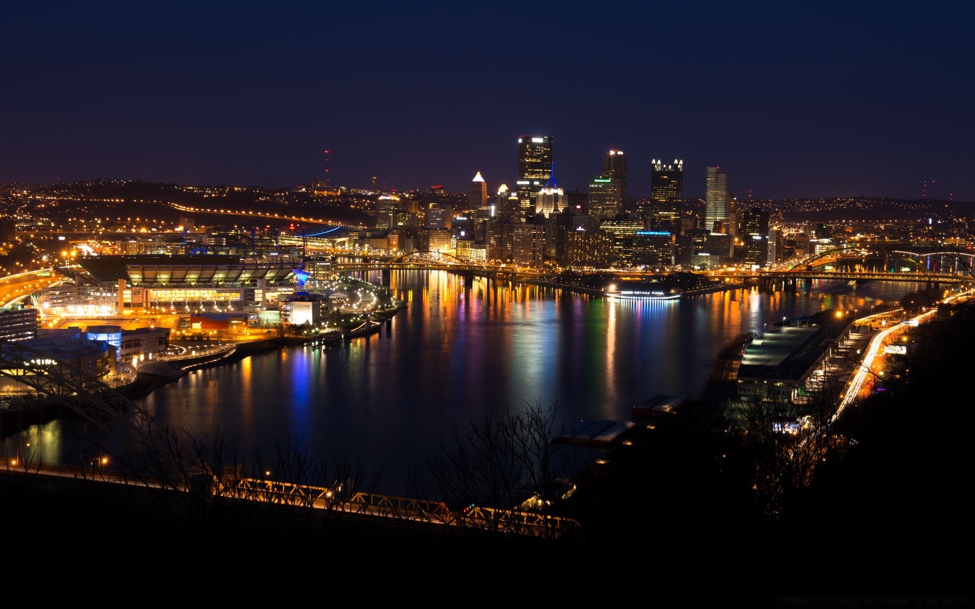 altre città città acqua città crepuscolo architettura viaggi fiume sera skyline ponte urbano casa riflessione cielo illuminato tramonto porto luce centro lungomare