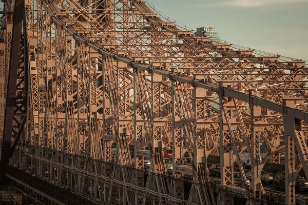 Arquitectura del puente de hierro de transporte