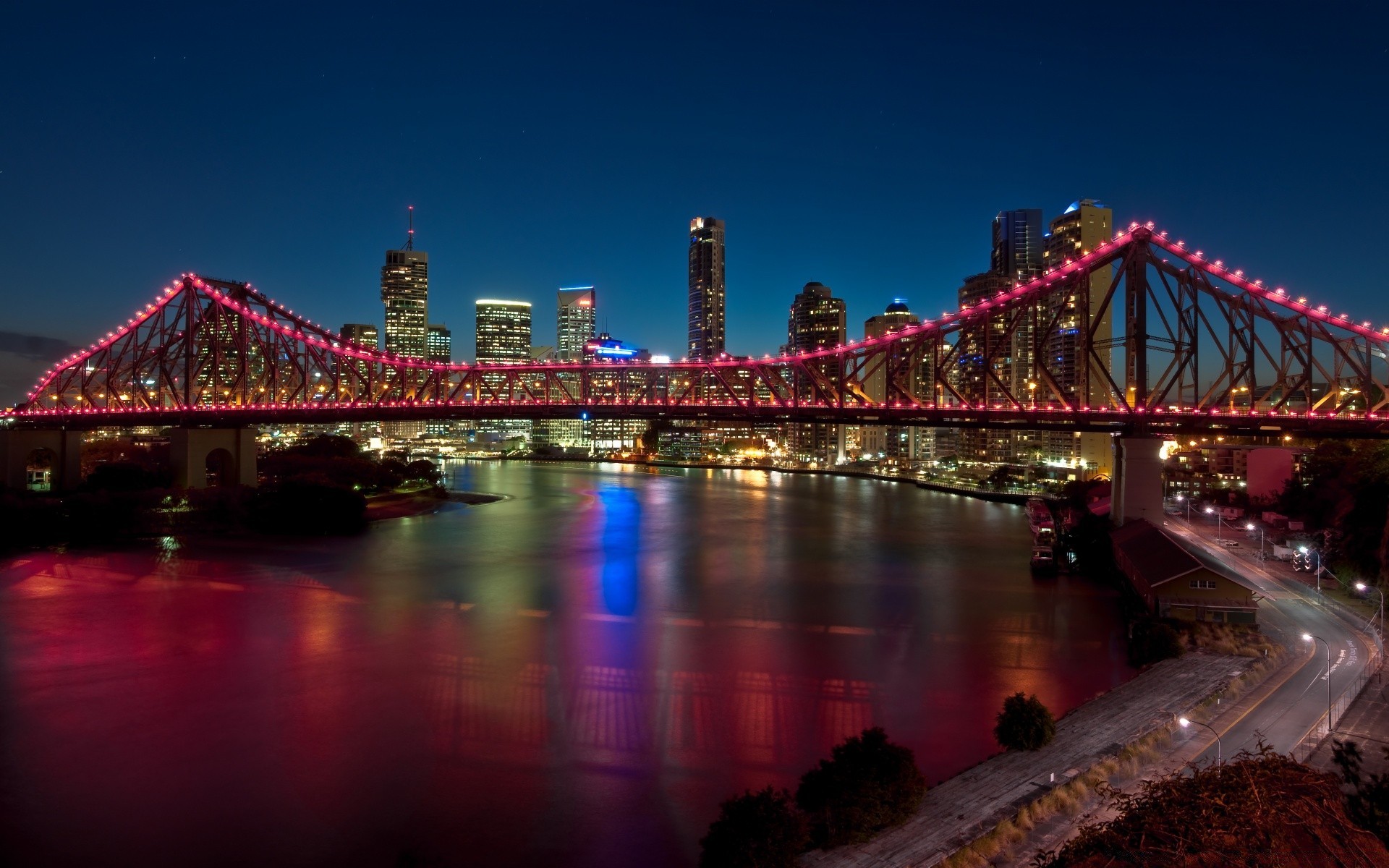 outras cidades ponte água à noite viagens crepúsculo reflexão rio arquitetura cidade pôr do sol céu luz backlit casa