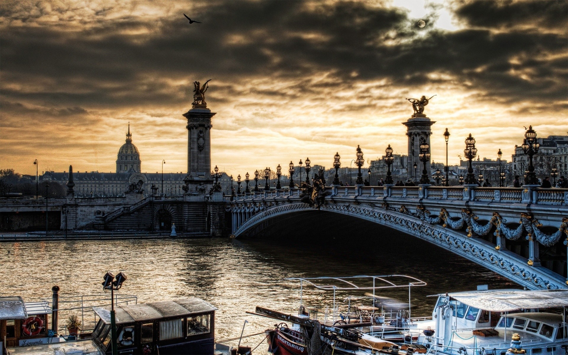 other city architecture travel water bridge river city sky outdoors sunset building dusk evening landmark