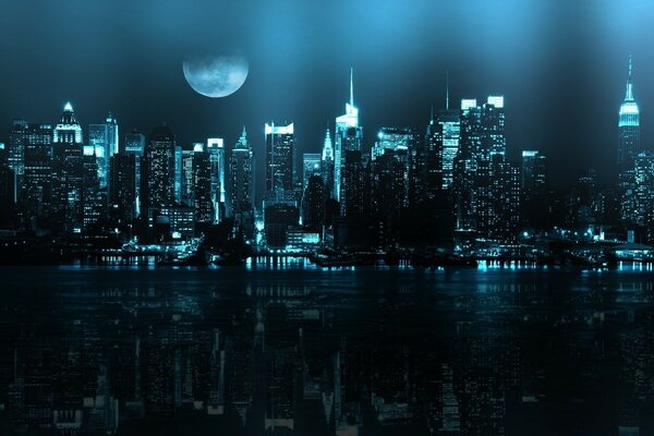 What could be more beautiful than a night metropolis?