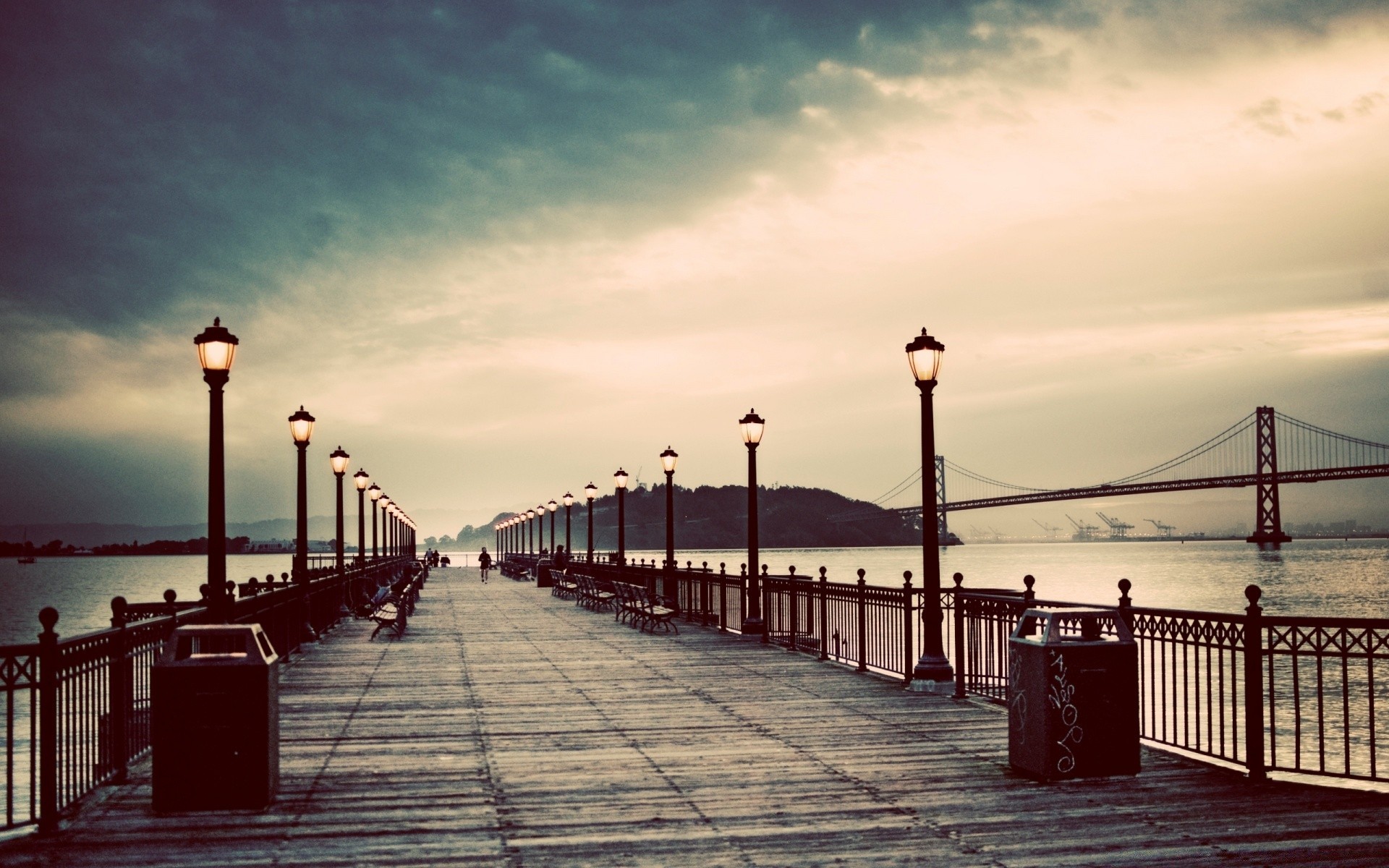 andere städte sonnenuntergang brücke wasser dämmerung pier meer reisen himmel dämmerung ozean abend architektur licht strand im freien landschaft