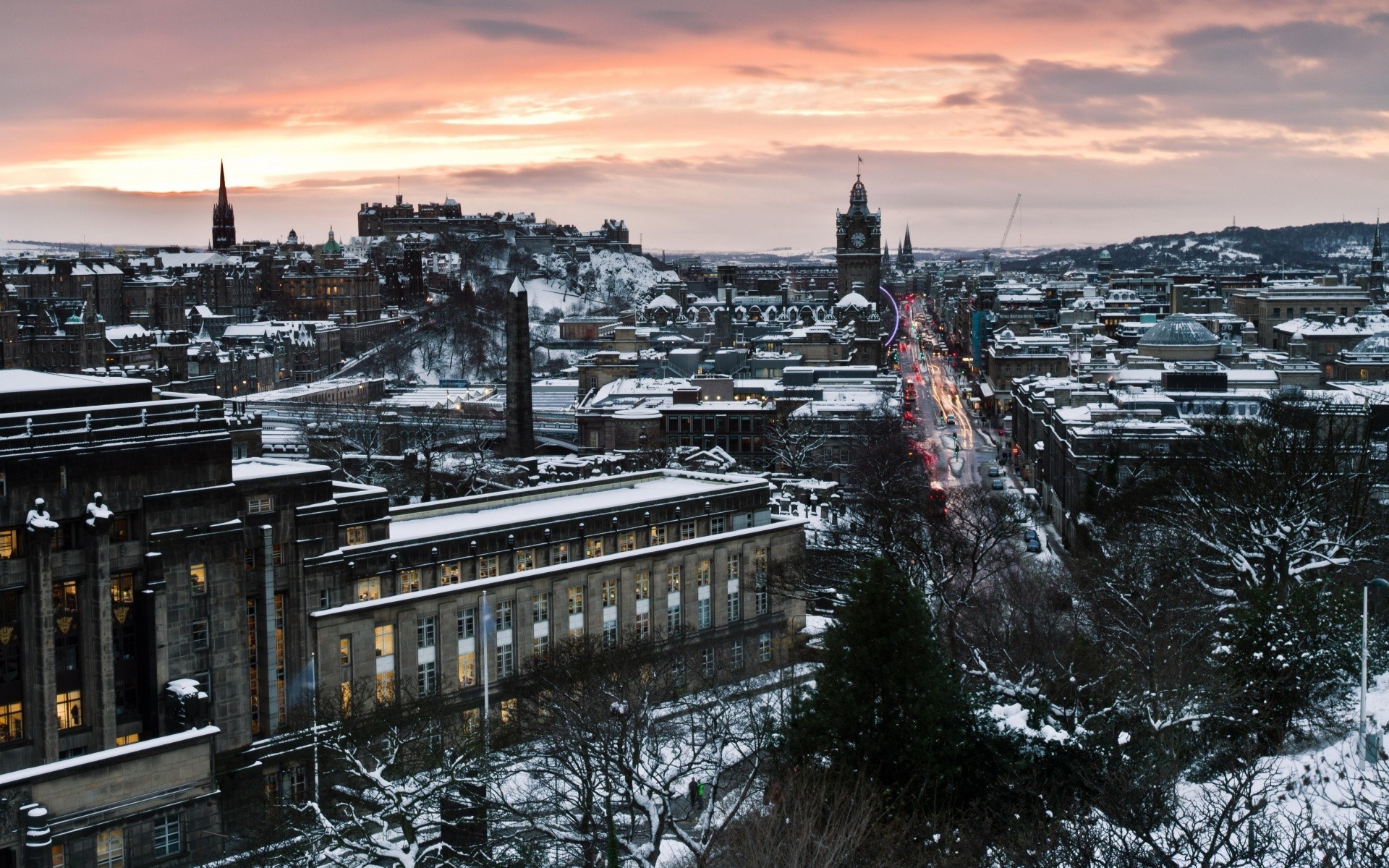 other city city water winter travel building architecture river urban snow cityscape skyline sky bridge outdoors vehicle town landscape