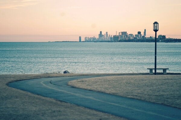 Imagem da praia da cidade do mar