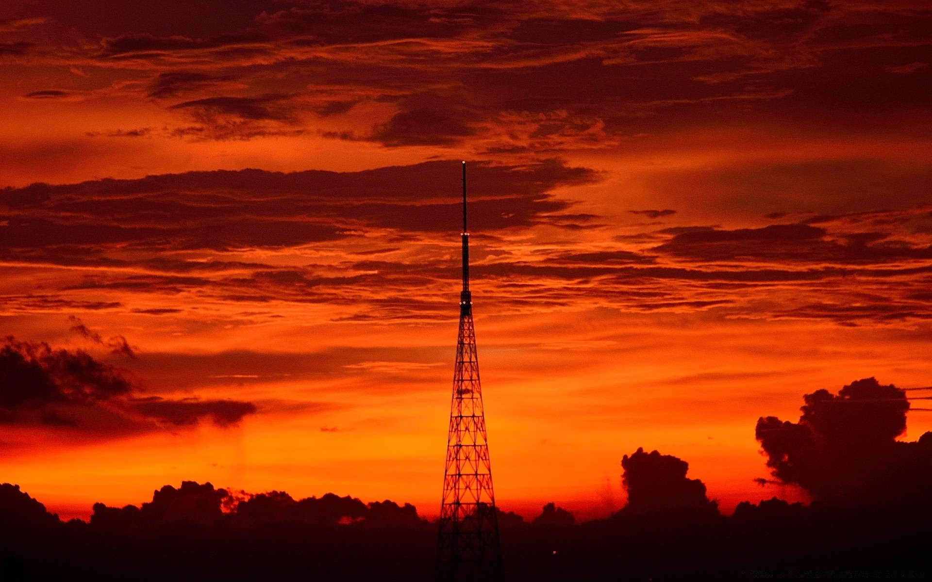 other city sunset silhouette dawn sky evening dusk sun