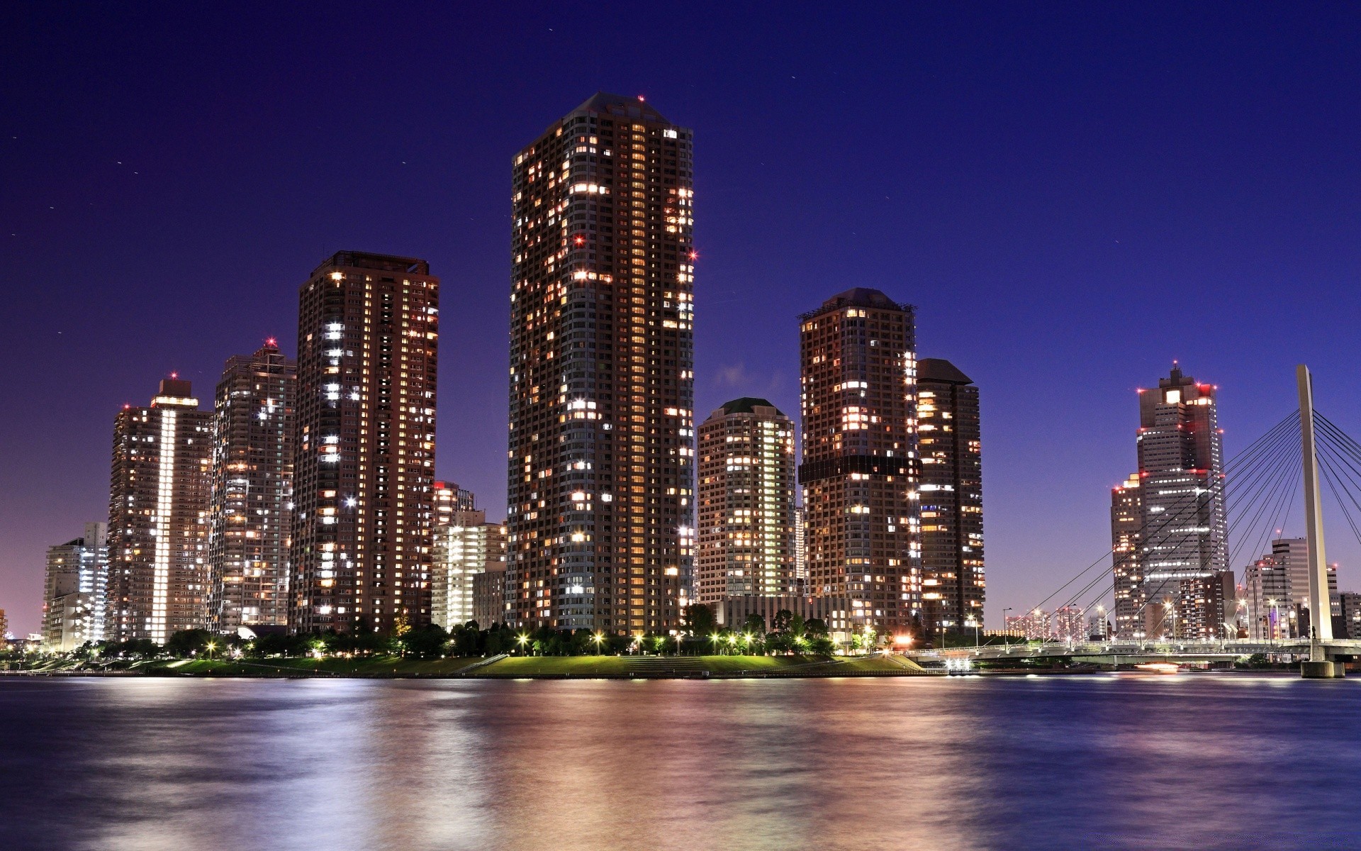 other city downtown skyscraper city architecture cityscape skyline office building business dusk urban modern travel sky tall finance tower harbor waterfront evening