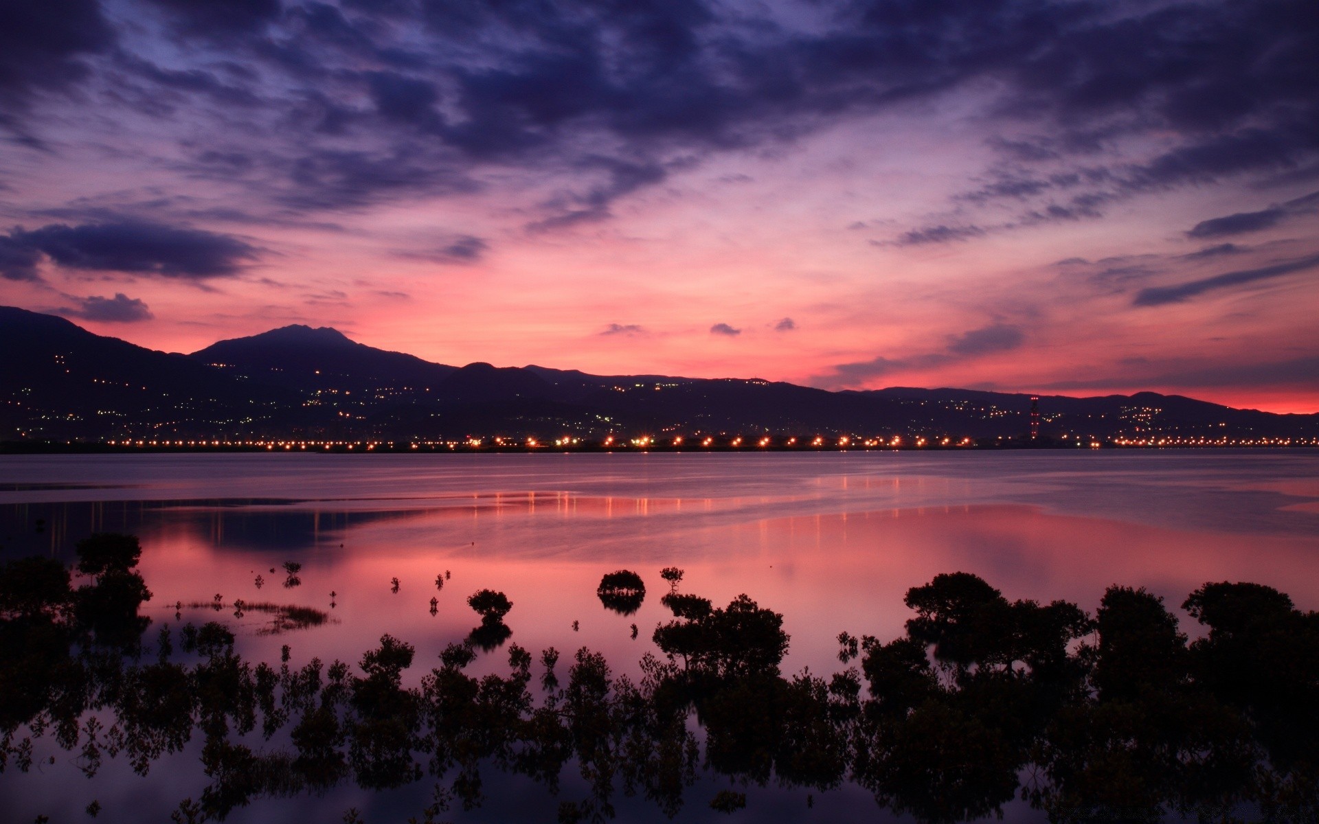 other city water sunset dawn dusk evening travel sea sky beach ocean