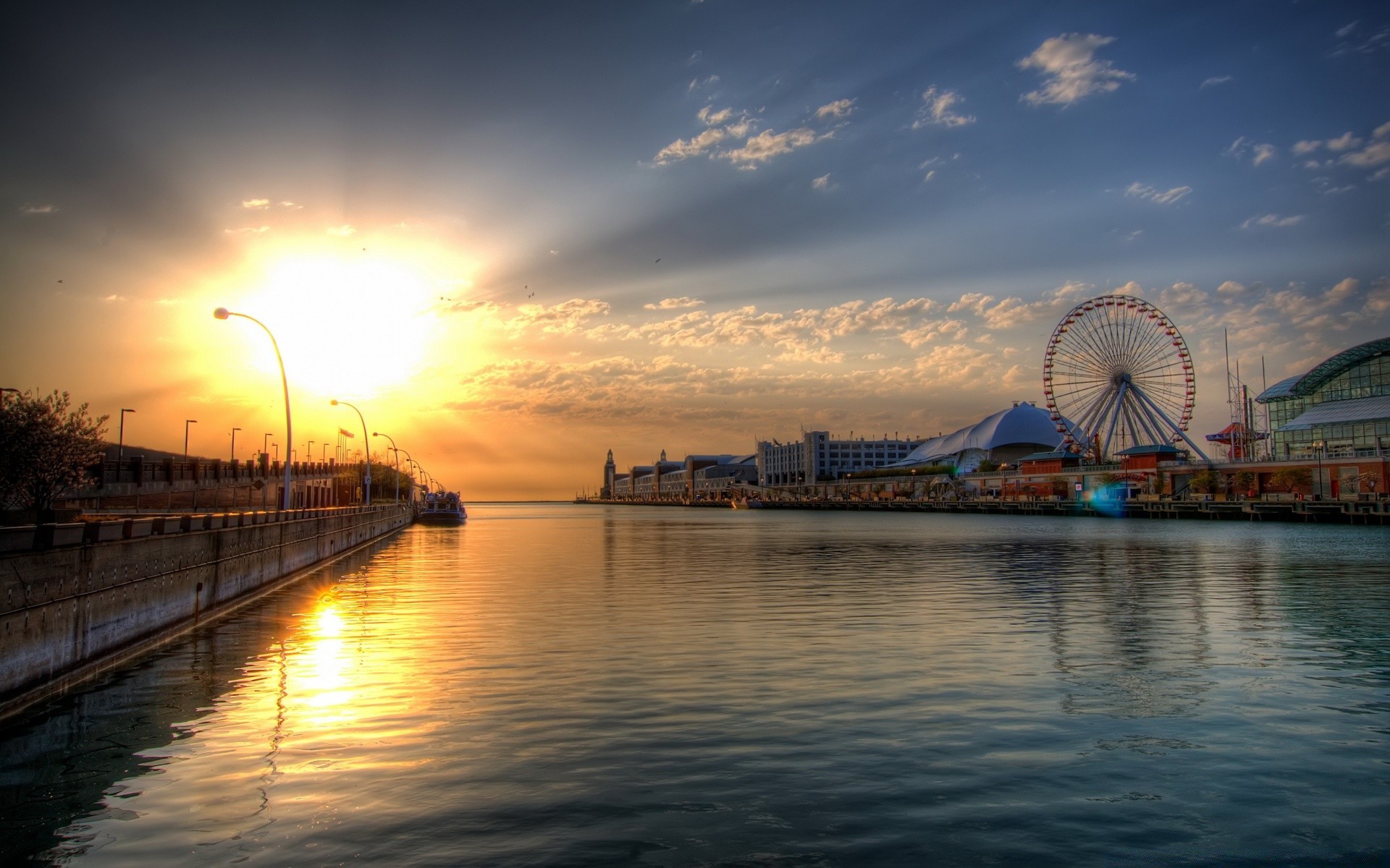 altre città ponte acqua tramonto fiume città cielo sera crepuscolo viaggi architettura riflessione alba urbano mare casa turismo città molo luce punto di riferimento