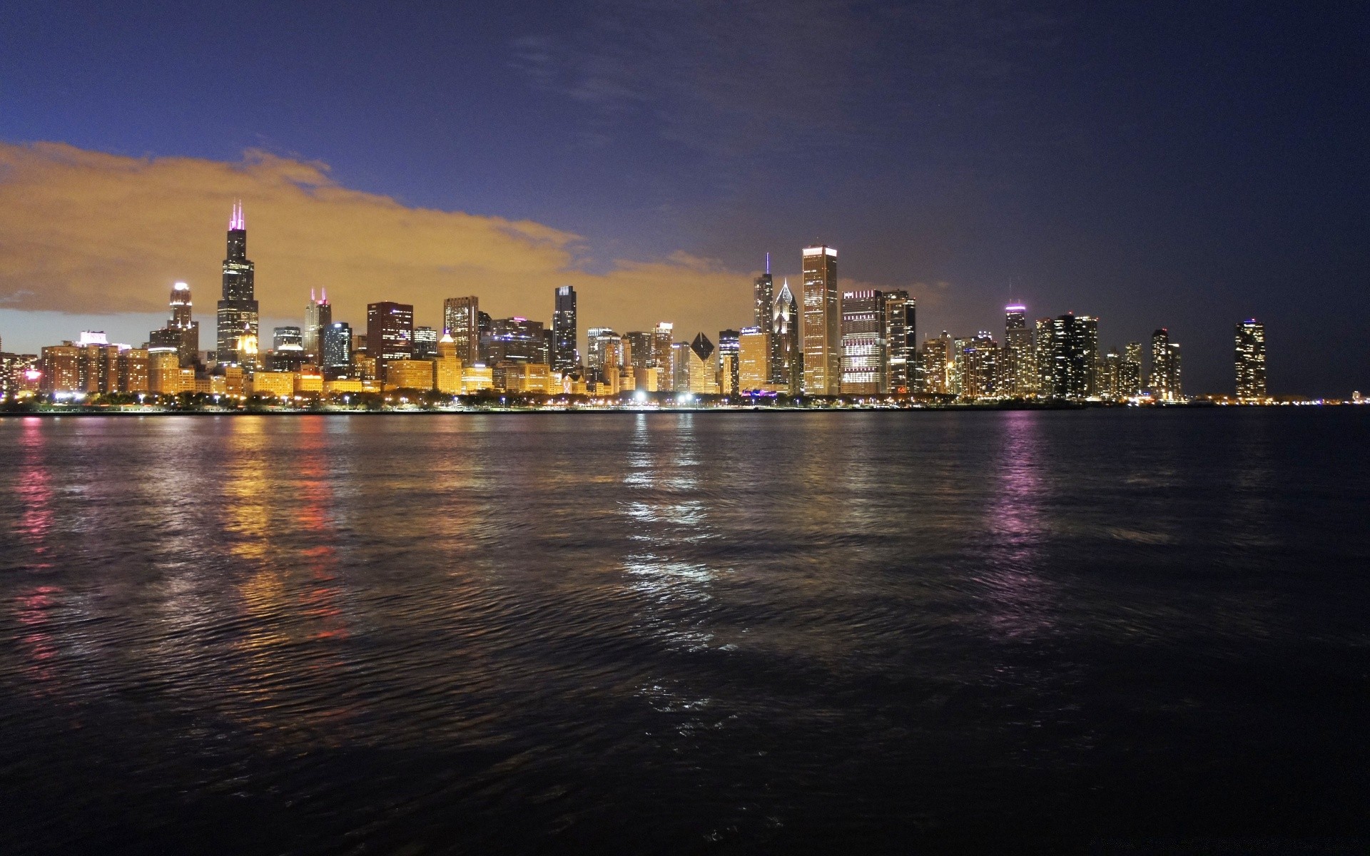 outras cidades cidade skyline cidade arquitetura arranha-céu água casa crepúsculo rio centro da cidade reflexão pôr do sol noite céu beira-mar viajar urbano moderno escritório torre