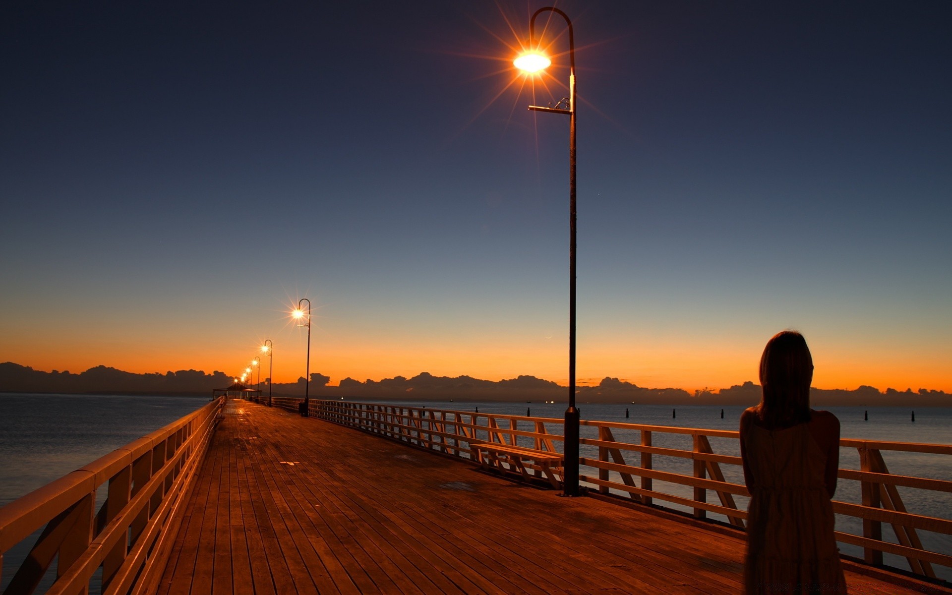 other city sunset dawn water beach sea sun ocean pier sky landscape dusk evening bridge light travel jetty seashore boardwalk reflection lake