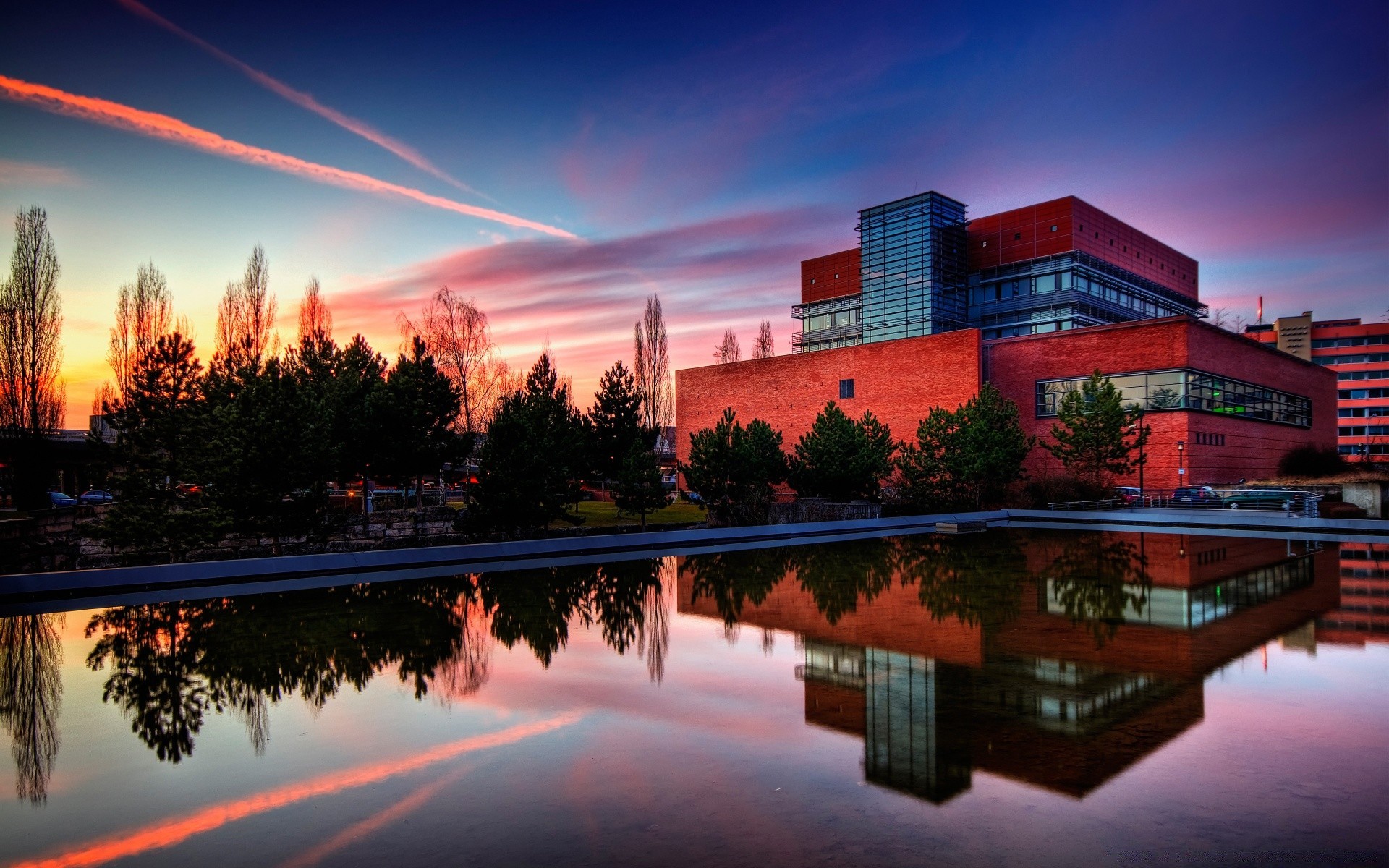 andere städte reflexion architektur sonnenuntergang wasser himmel stadt dämmerung abend reisen haus fluss brücke im freien