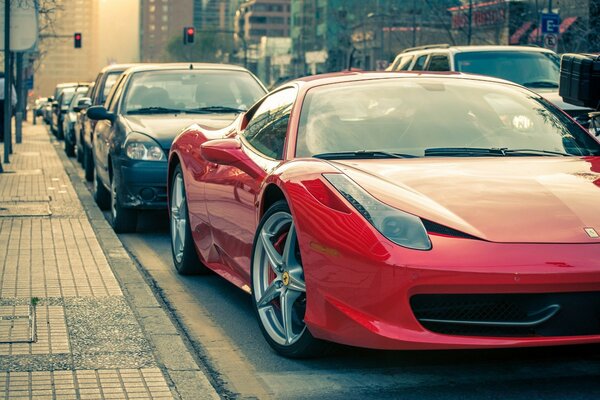 Fotos de carros no trânsito urbano