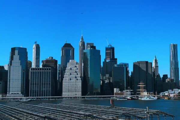 Architettura urbana. Grattacieli Skyline