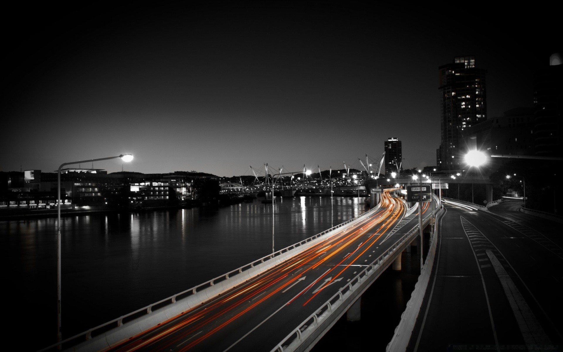 otras ciudades puente ciudad noche crepúsculo viajes sistema de transporte agua río calle reflexión arquitectura carretera centro de la ciudad urbano luz tráfico casa carretera rascacielos