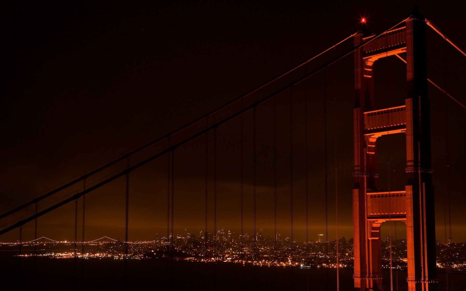 otras ciudades puente ciudad arquitectura puesta de sol puente colgante luz urbano oscuro noche acero cielo casa crepúsculo silueta construcción sistema de transporte