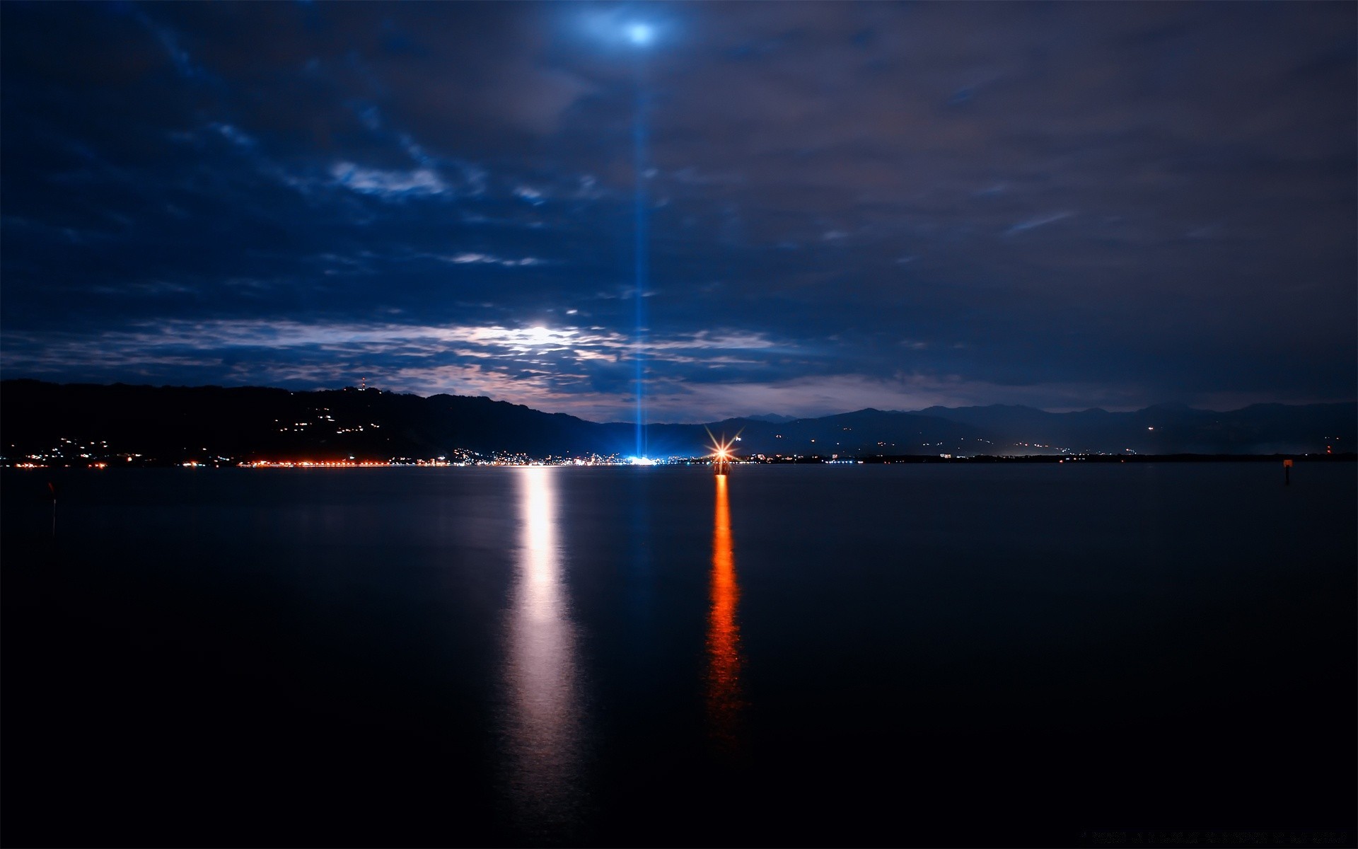 autres villes coucher de soleil eau crépuscule soir aube ciel lune soleil mer réflexion