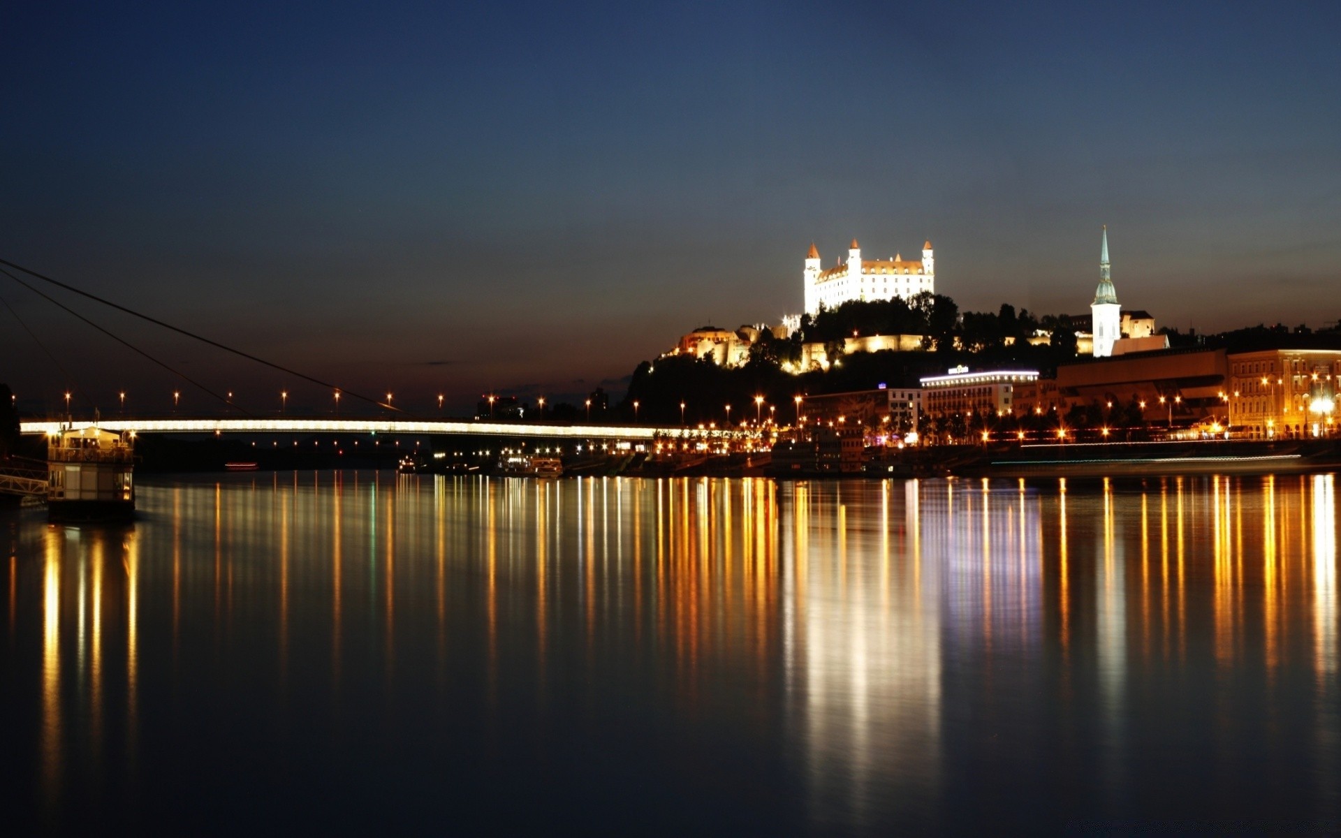 other city city river water bridge reflection architecture sunset cityscape travel skyline sky urban building dusk evening light waterfront sea downtown dawn