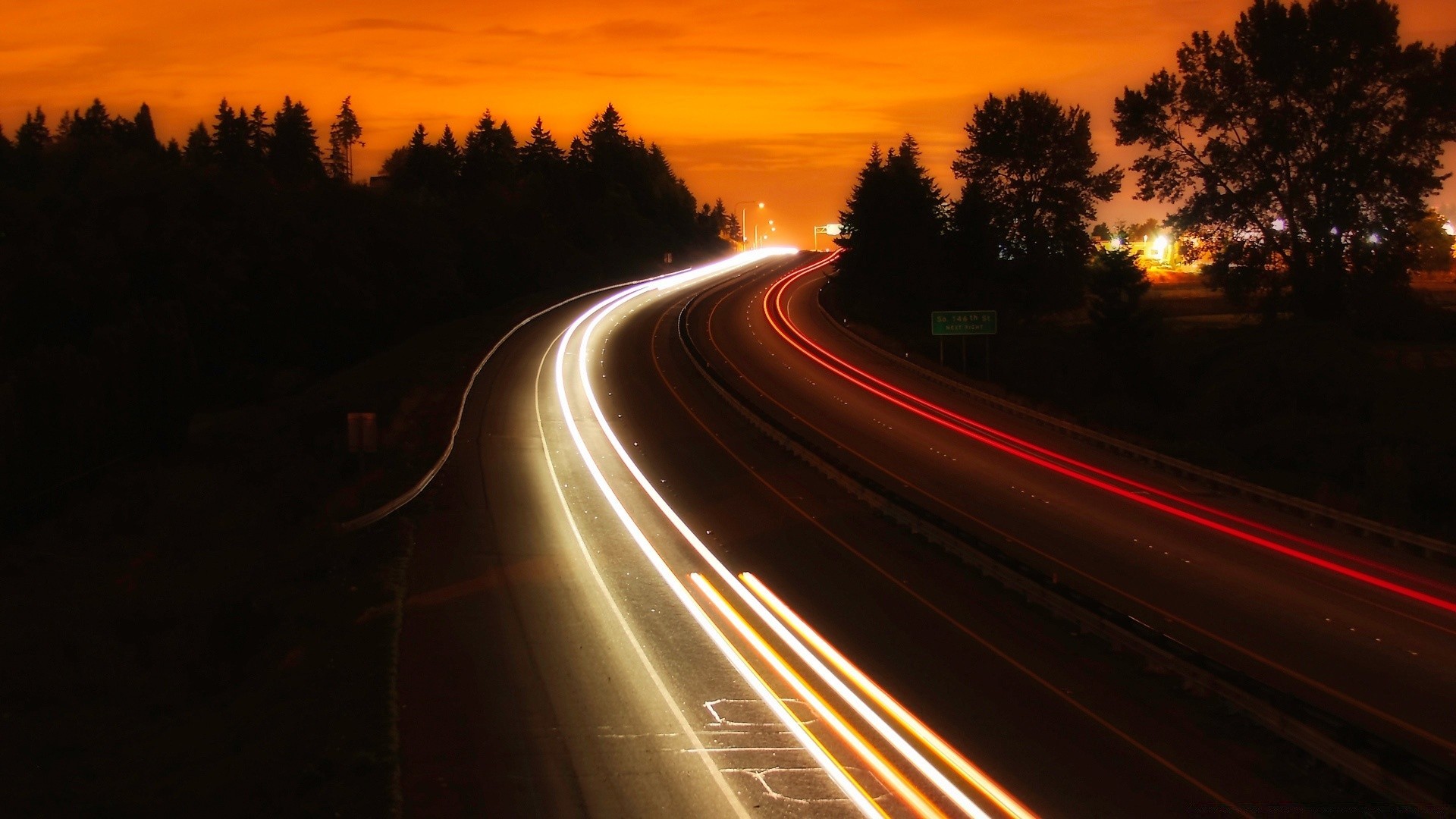 outras cidades rodovia estrada rápido sistema de transporte pressa borrão cordas tráfego asfalto longo carro rua dirigir manual tráfego noite