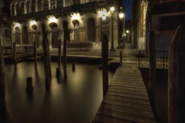 Architecture, ville, nuit et pont