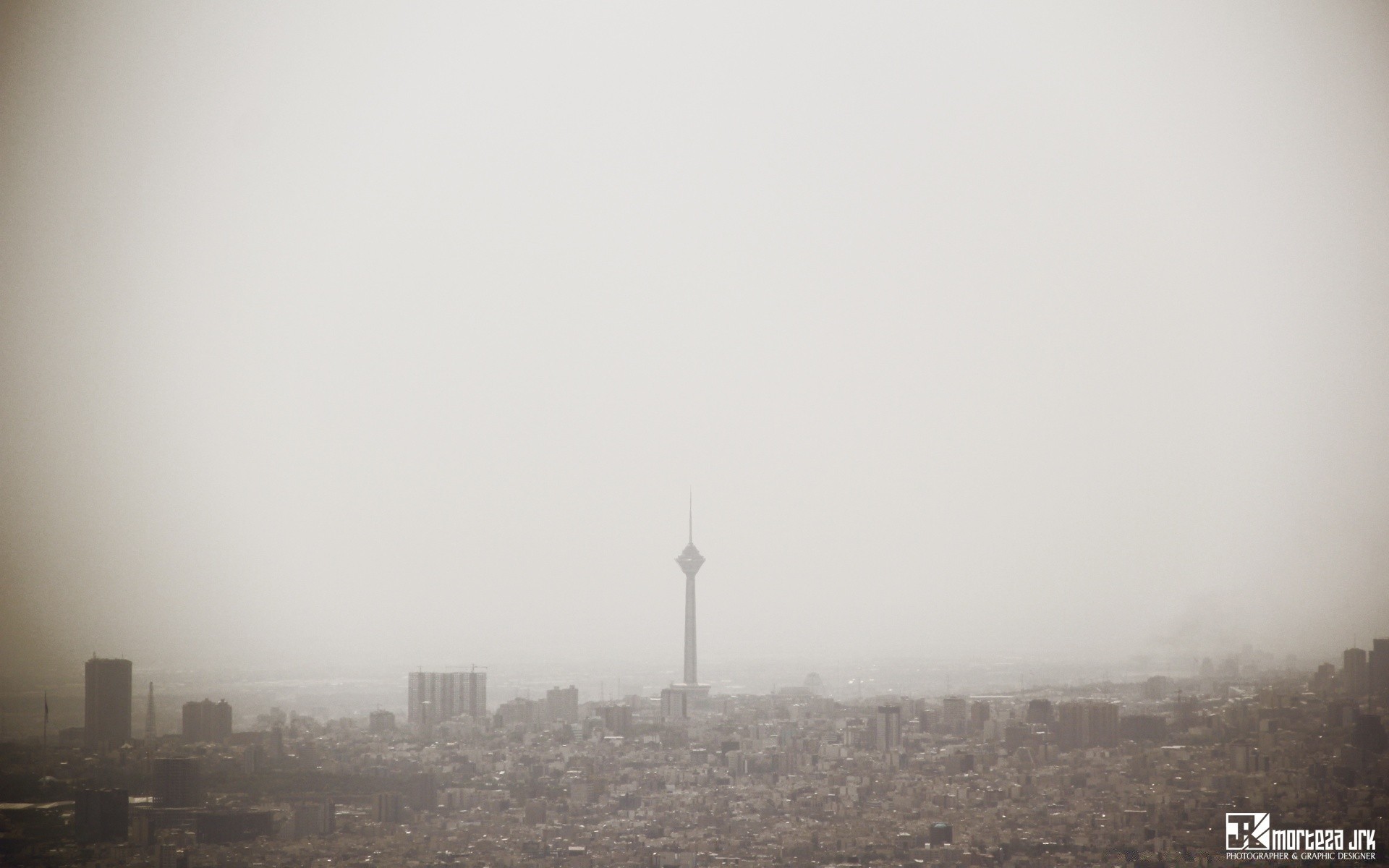 other city fog city architecture outdoors travel smog mist skyscraper sky dawn air pollution skyline