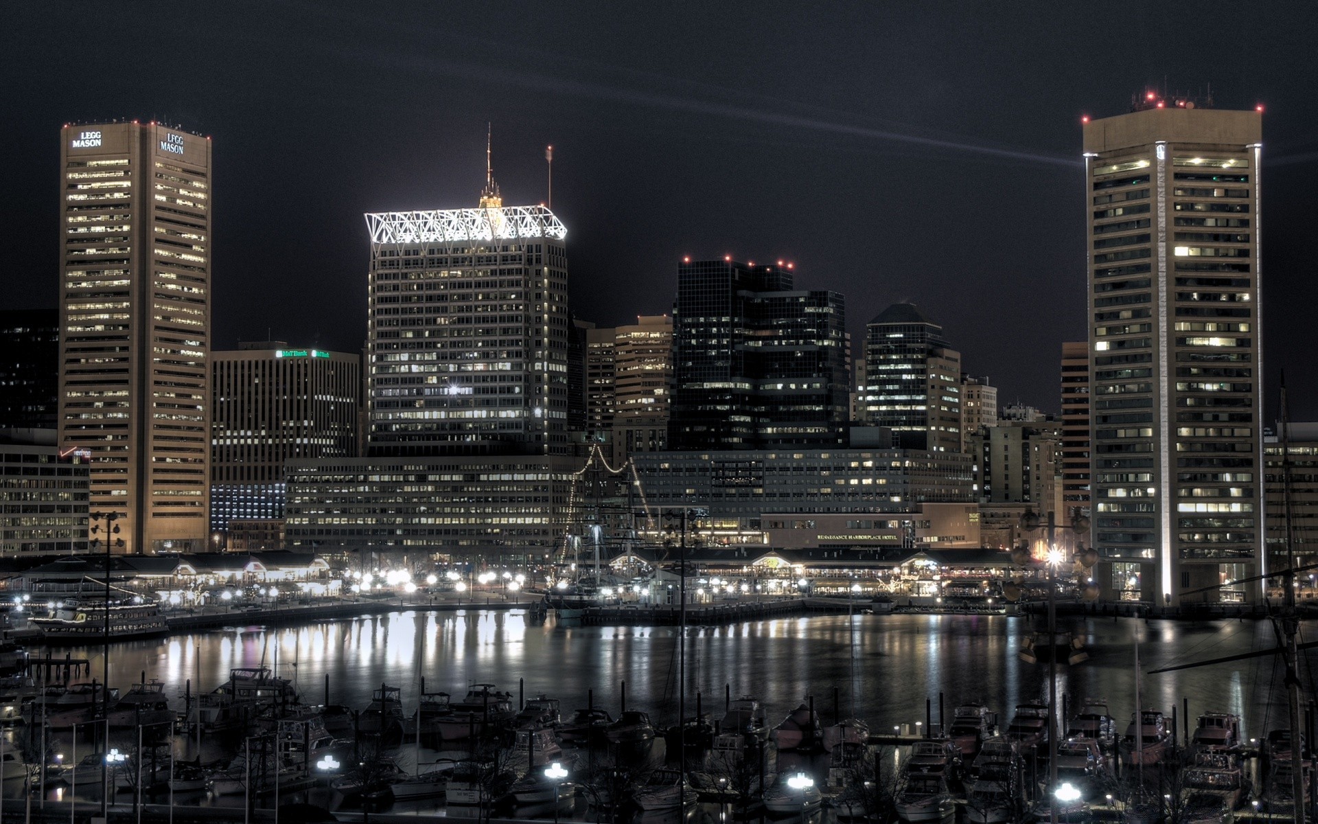 other city city architecture downtown building skyscraper skyline cityscape travel dusk business evening urban office finance water sky tower modern reflection