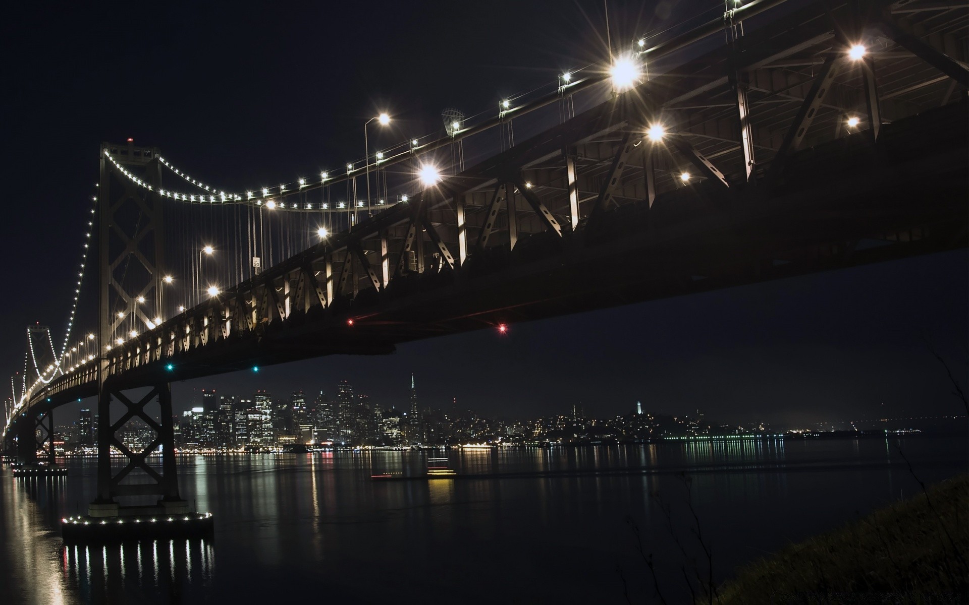 altre città ponte fiume ponte sospeso acqua città sistema di trasporto sera architettura collegamento viaggi crepuscolo tramonto luce autostrada cielo strada traffico accordi riflessione