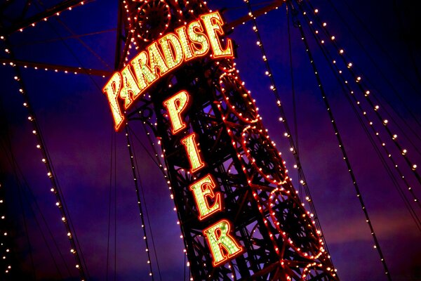 Paradise pier ferris wheel