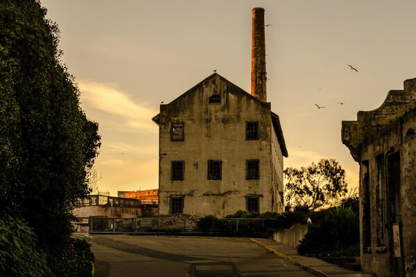 A trip to an old house on a city street