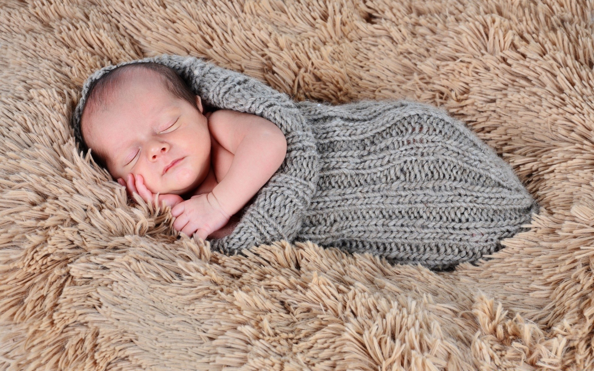 niños sueño lana cálido cubierta bebé invierno lindo naturaleza poco