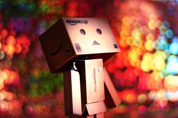 Noche romántica de Navidad para robot