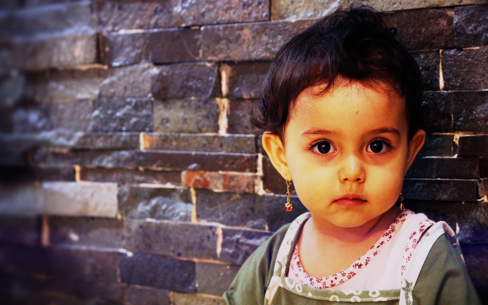 enfants enfant portrait unique mignon garçon mur peu