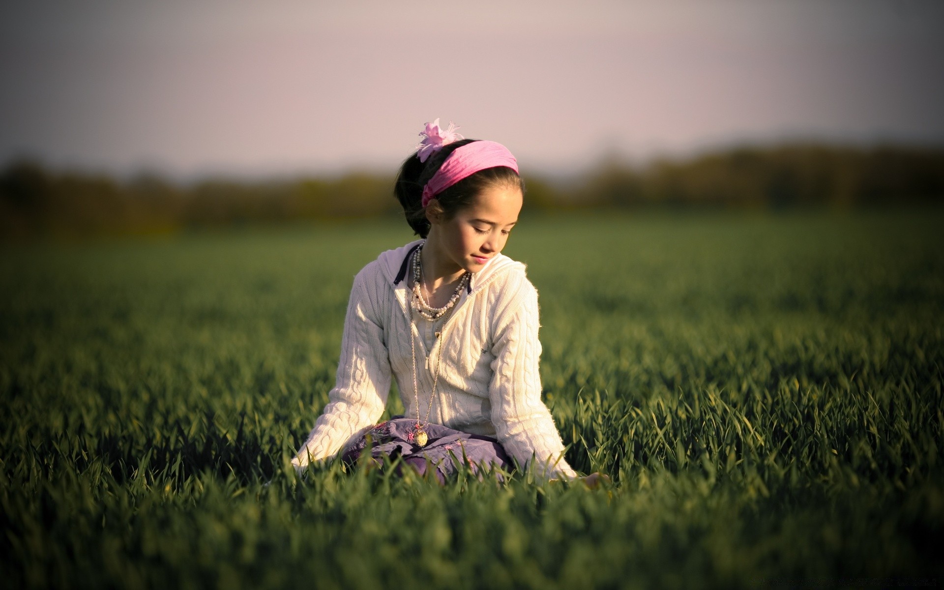 children field girl nature grass sunset summer outdoors child woman hayfield leisure