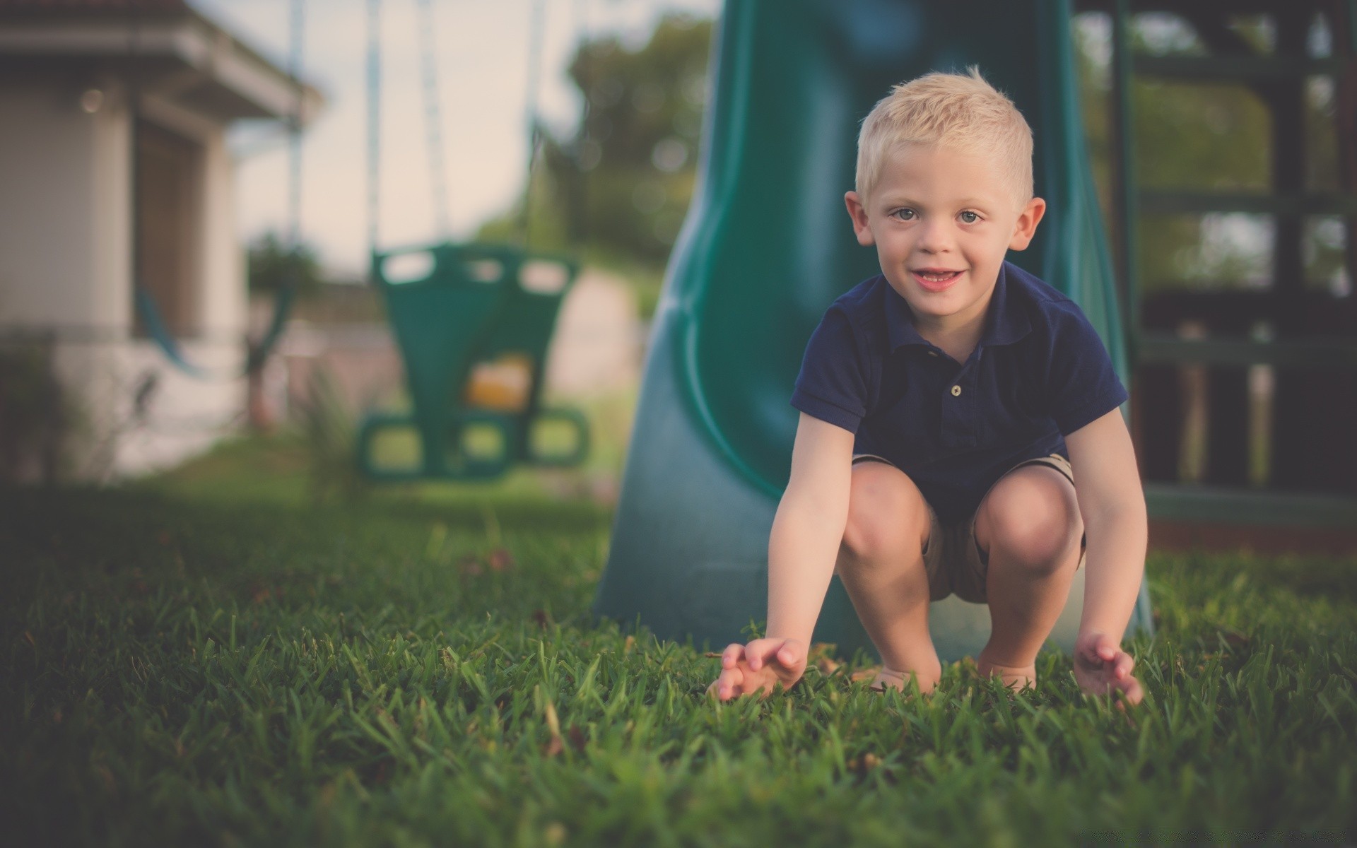 children child grass park baby girl playground cute fun little portrait one summer outdoors leisure nature