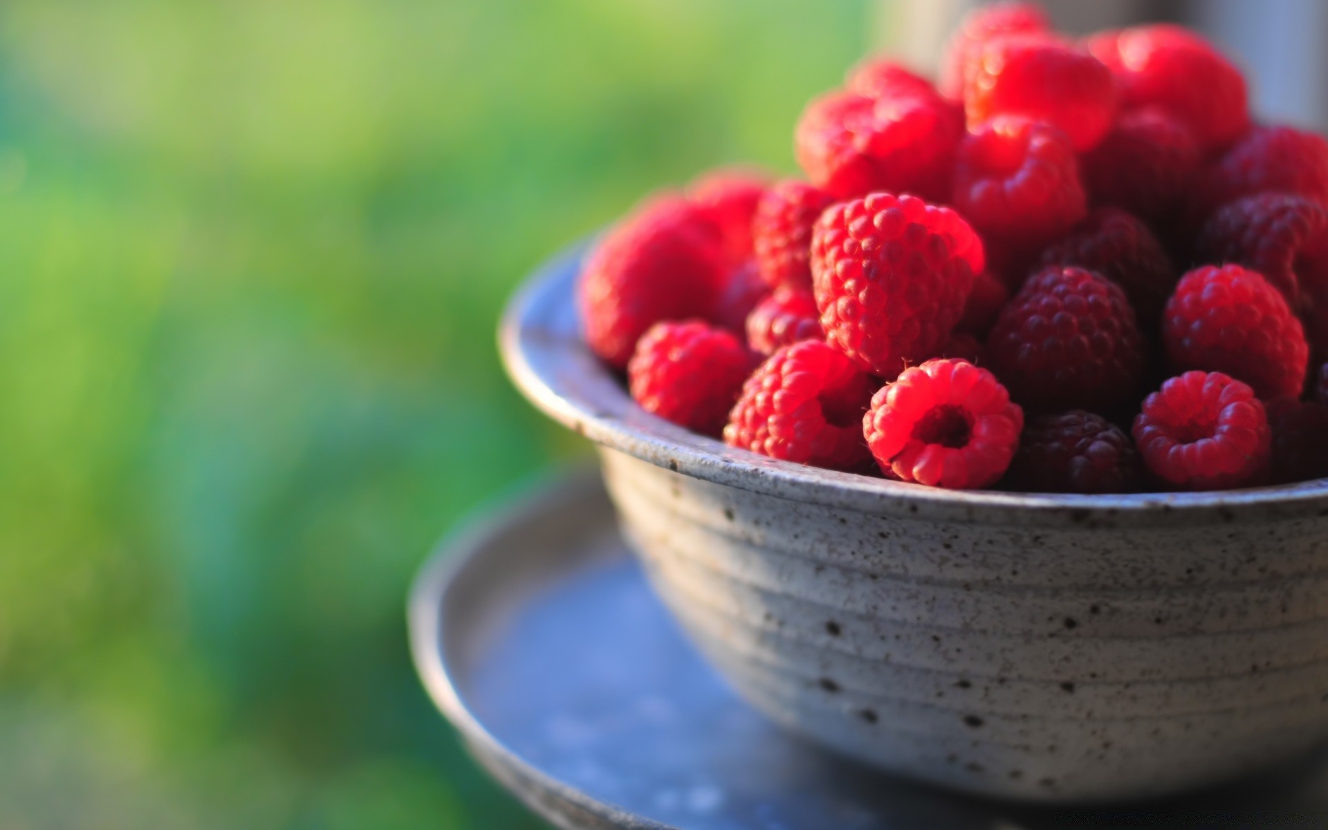 frutas comida baga doce tigela delicioso morango framboesa suculento comida delicioso saudável refrescante