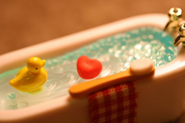 Beautiful still life in the bathroom