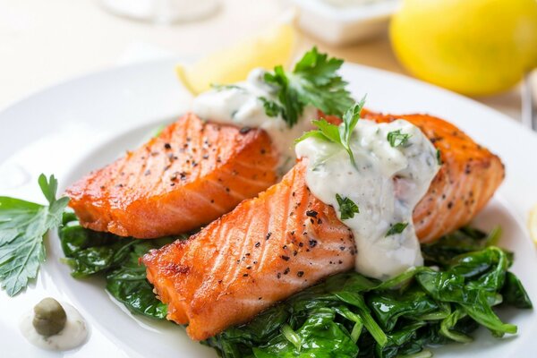 Baked red fish for dinner